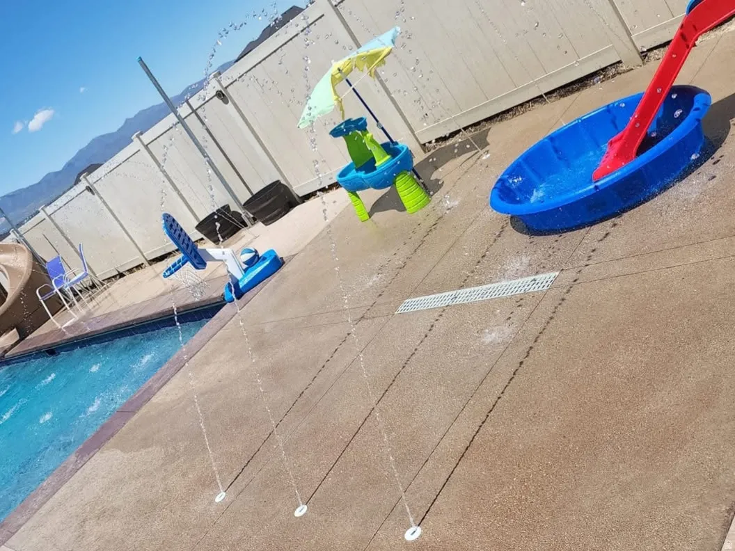 View of pool