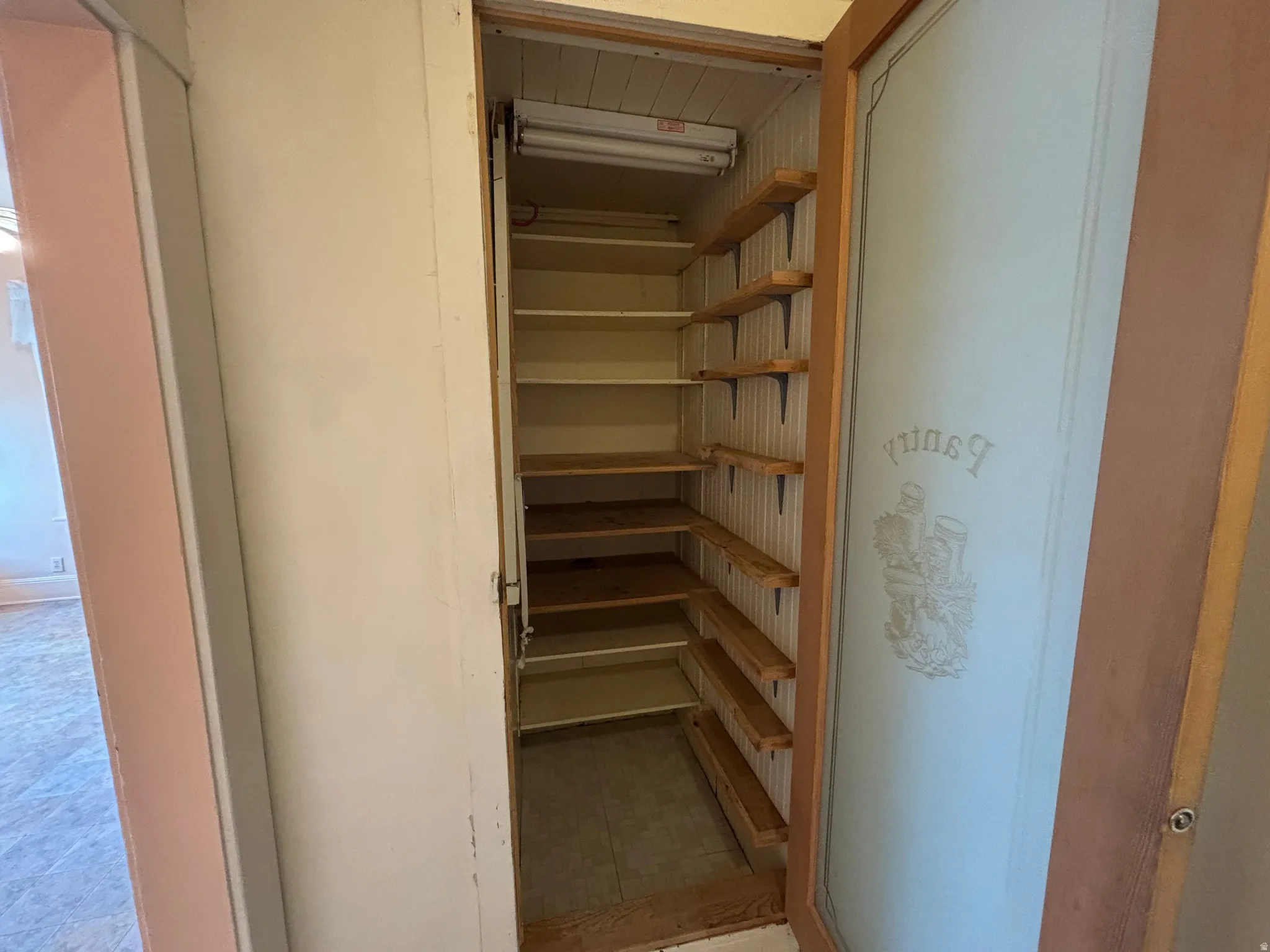 View of storage area