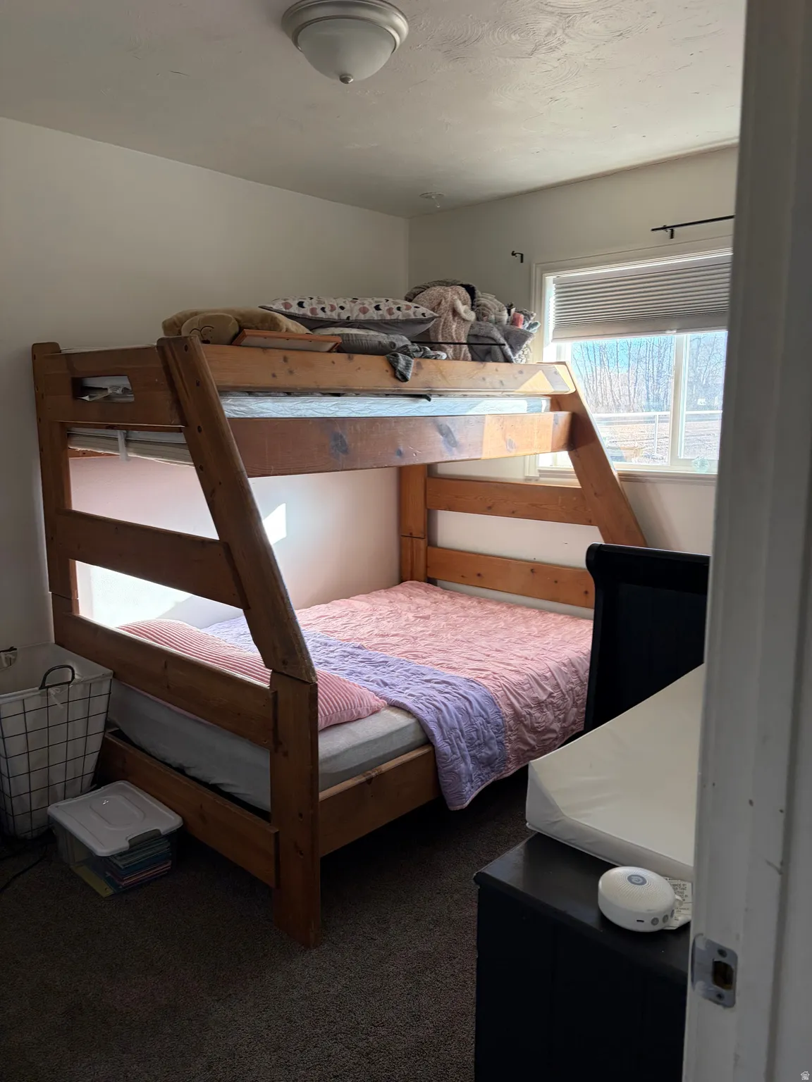 Bedroom featuring carpet flooring