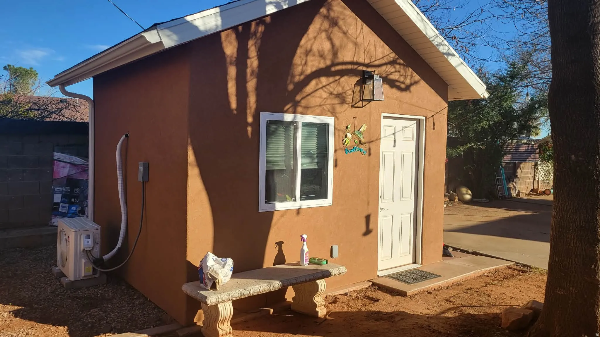 View of outbuilding