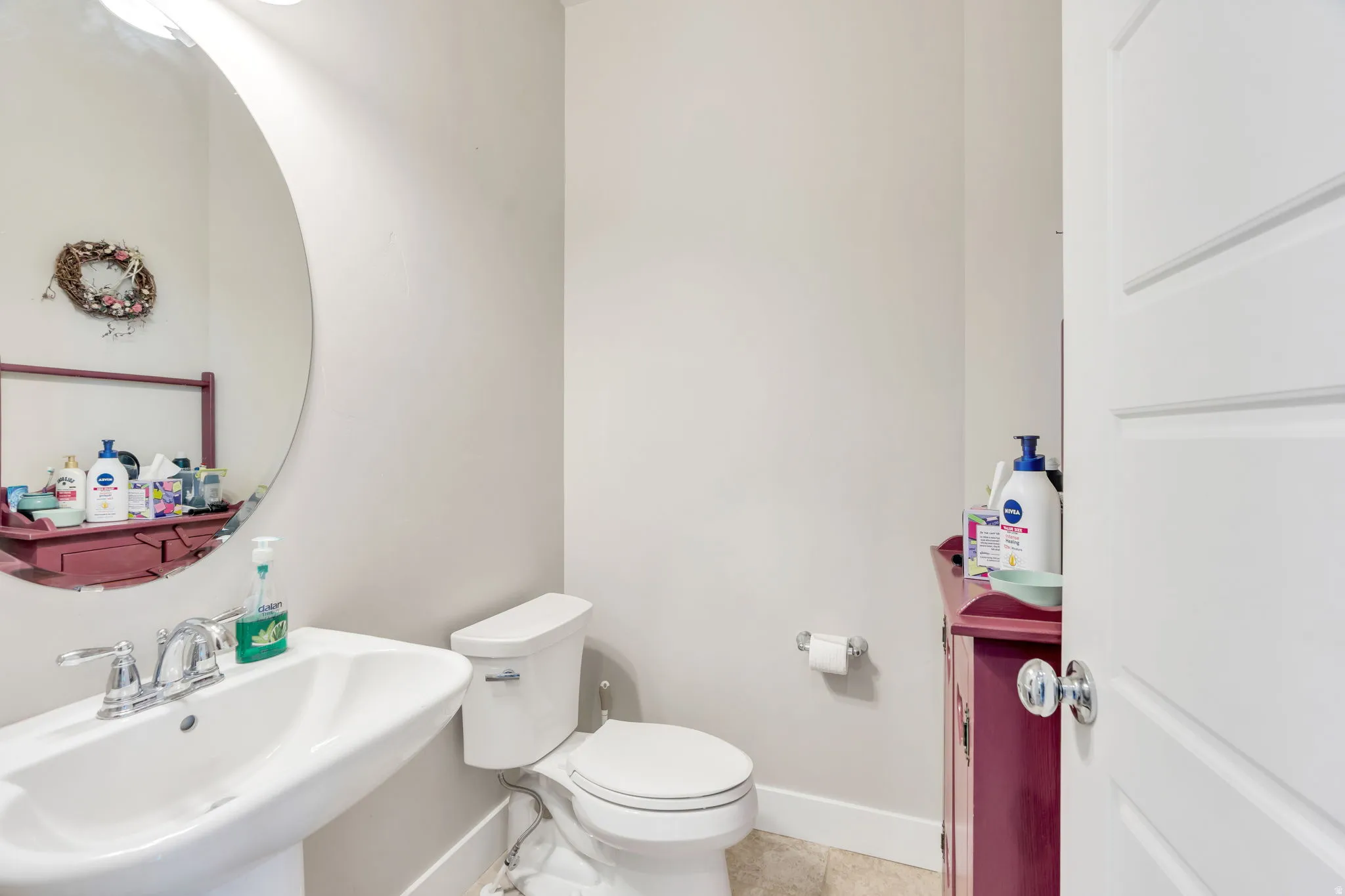 Half bath on main level