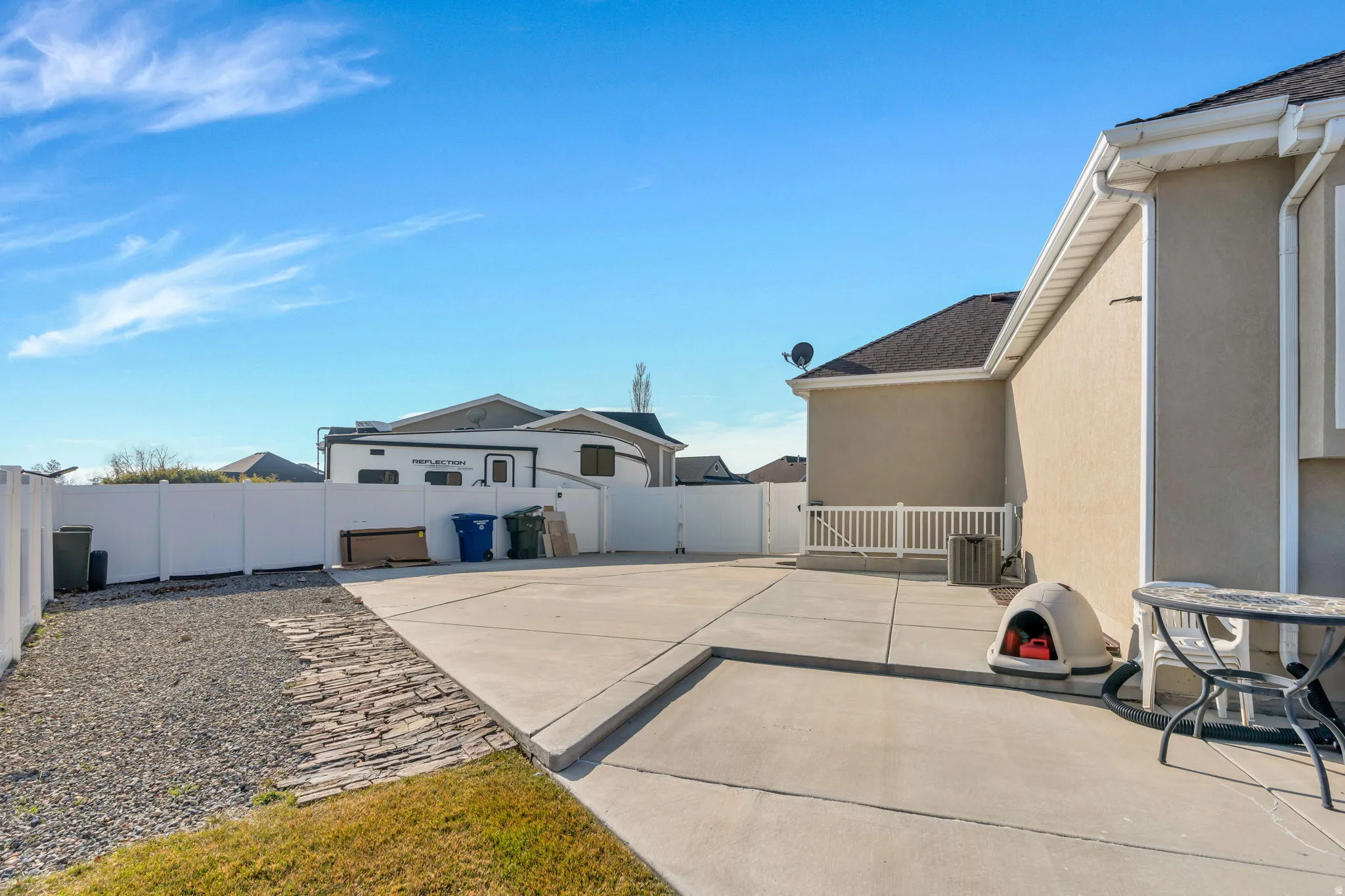 Large patio space for entertaining
