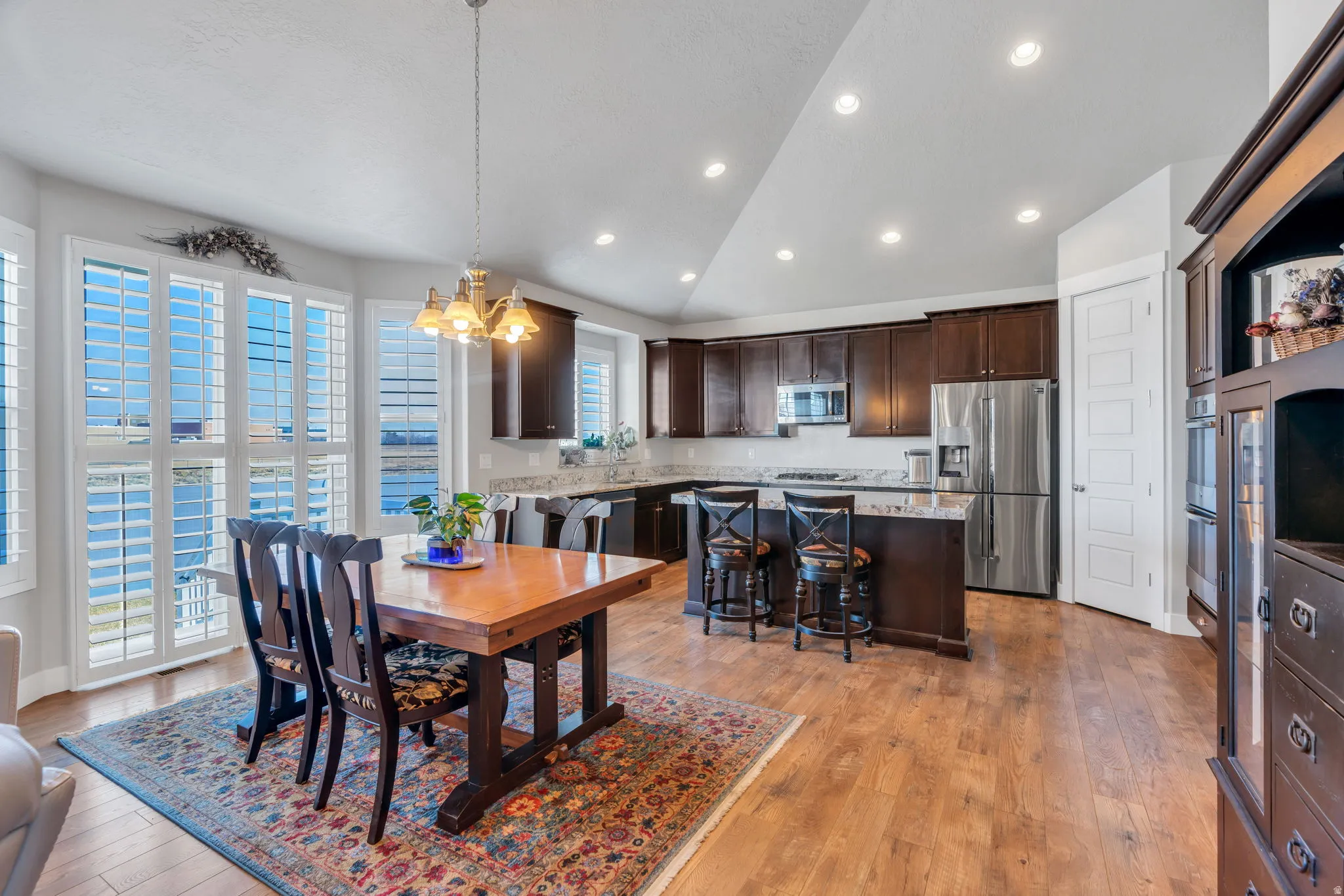 Beautiful flooring throughout main living area