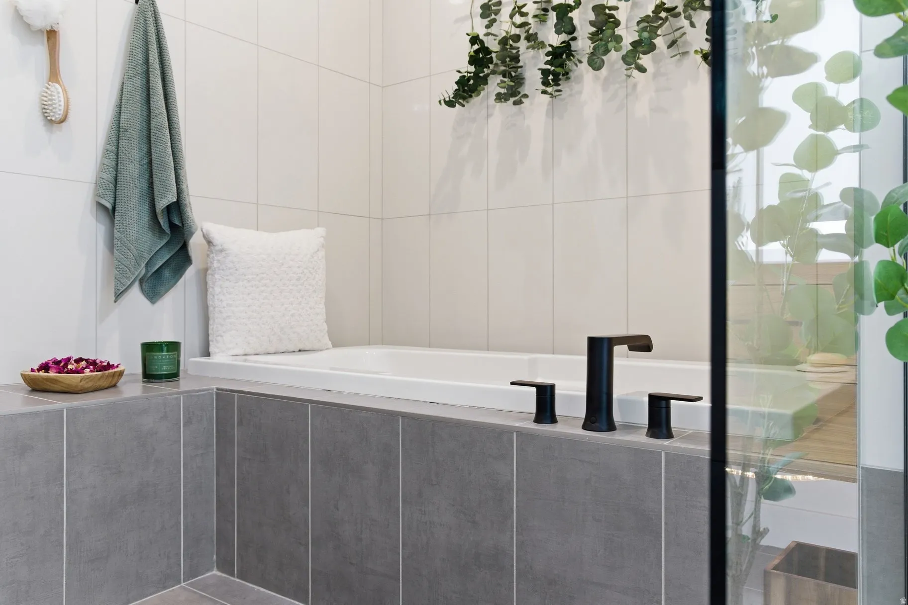 Bathroom featuring a bath