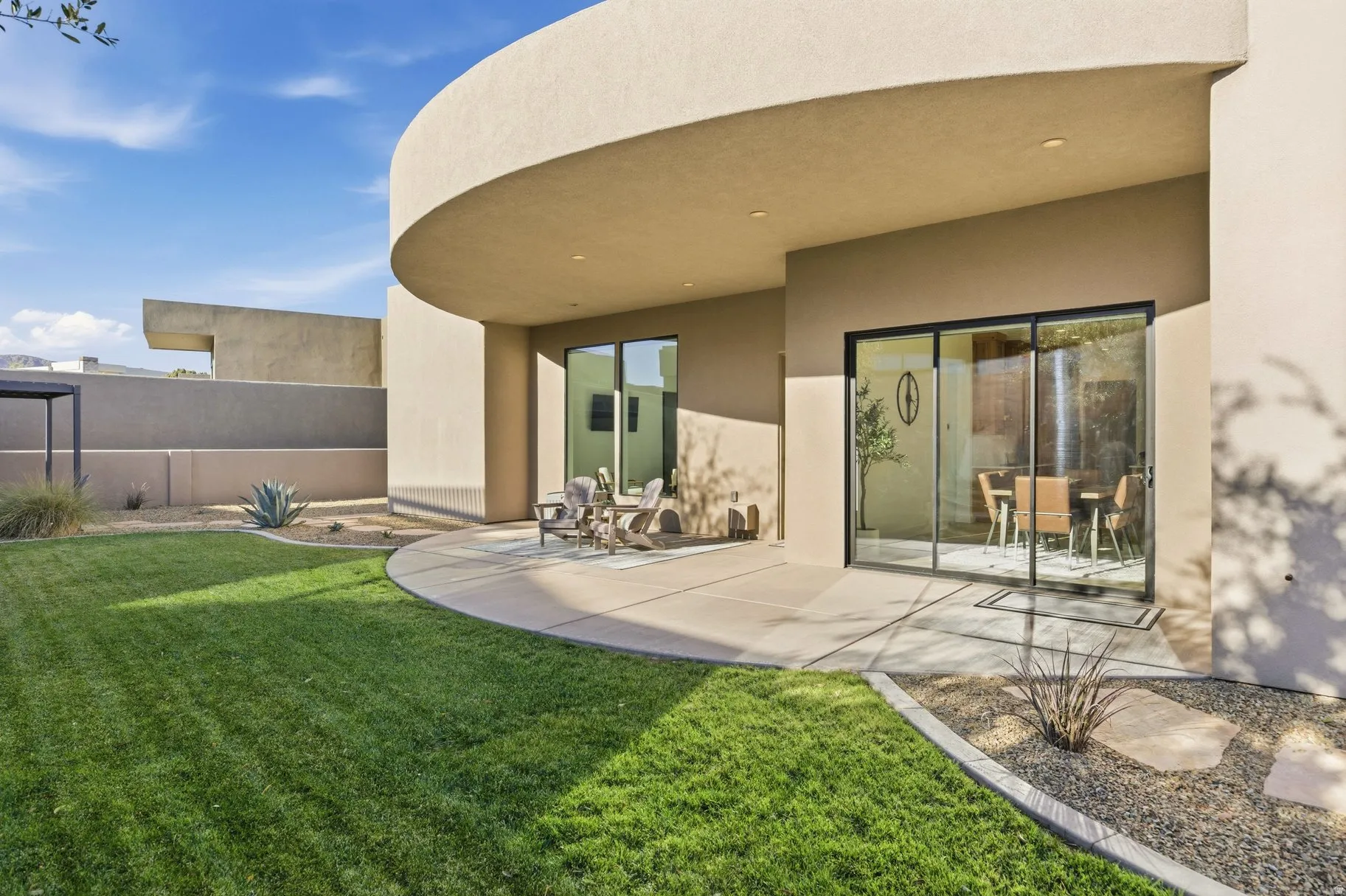 View of yard featuring a patio area