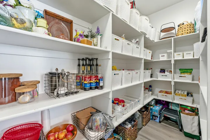 View of storage area