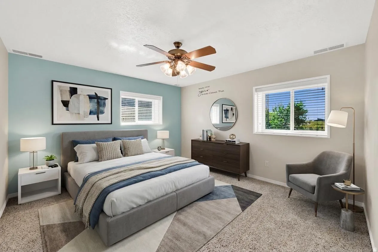 Master Bed Virtual Staging