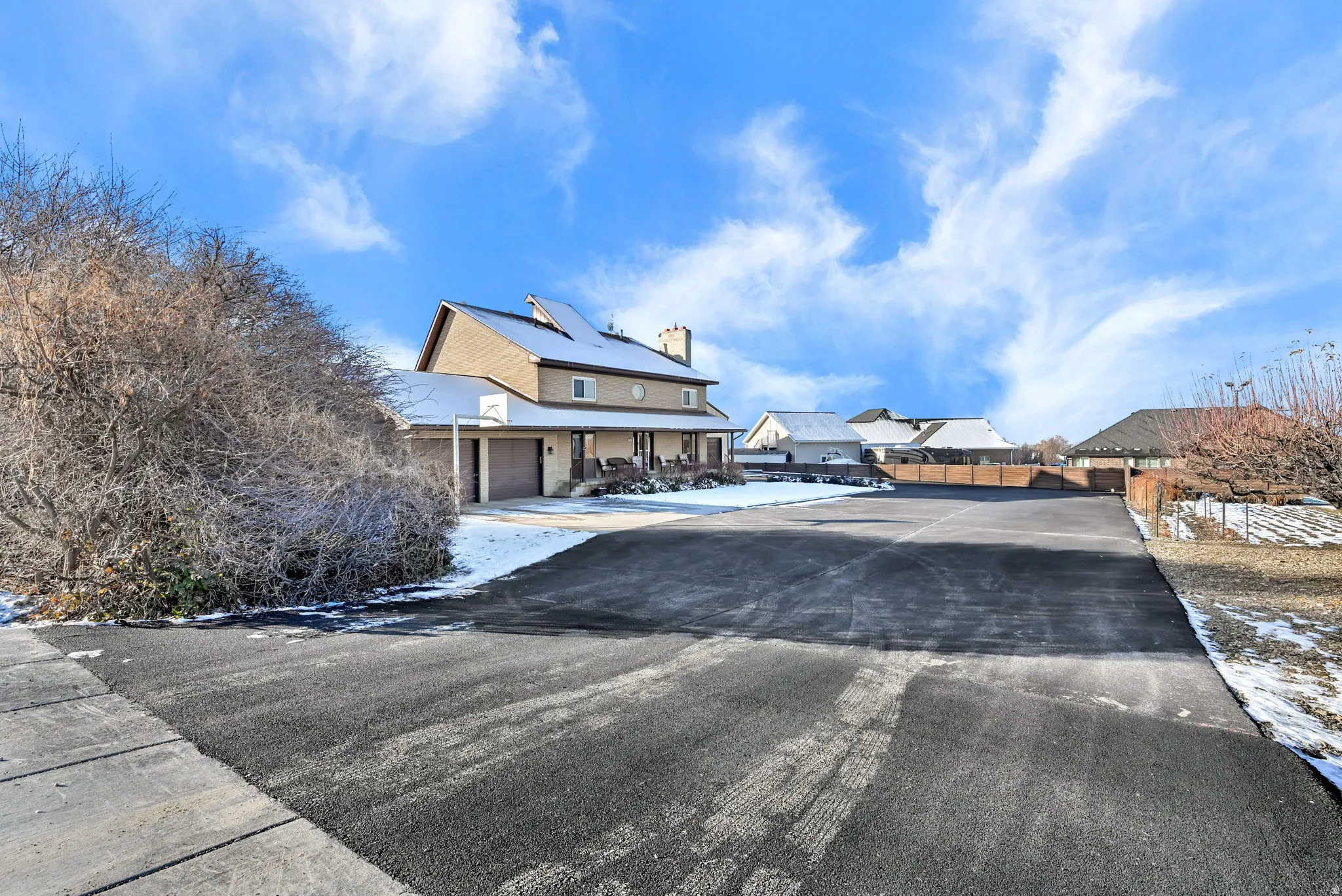 Winter View Entrance