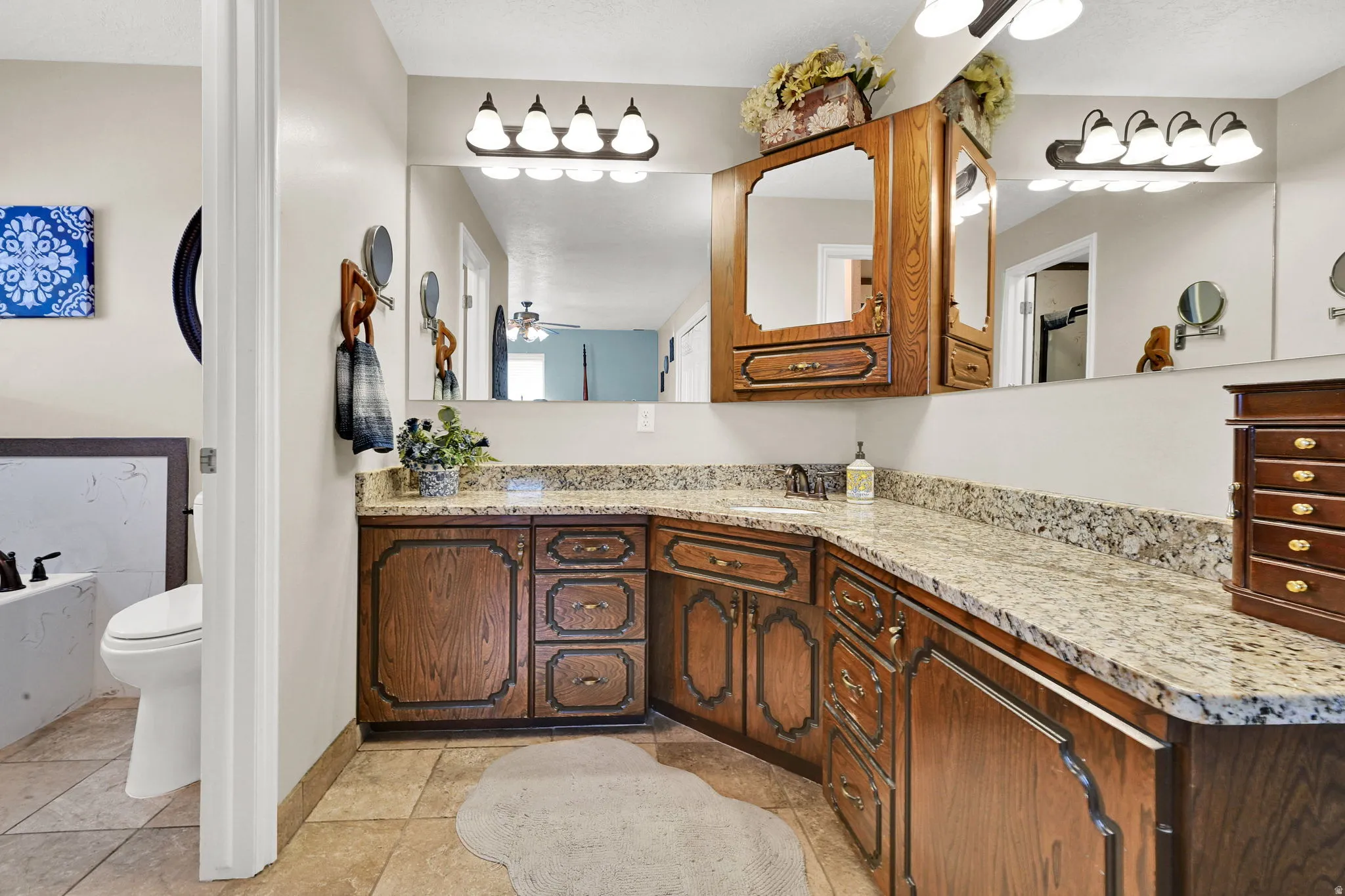 MASTER BATH DOUBLE VANITY