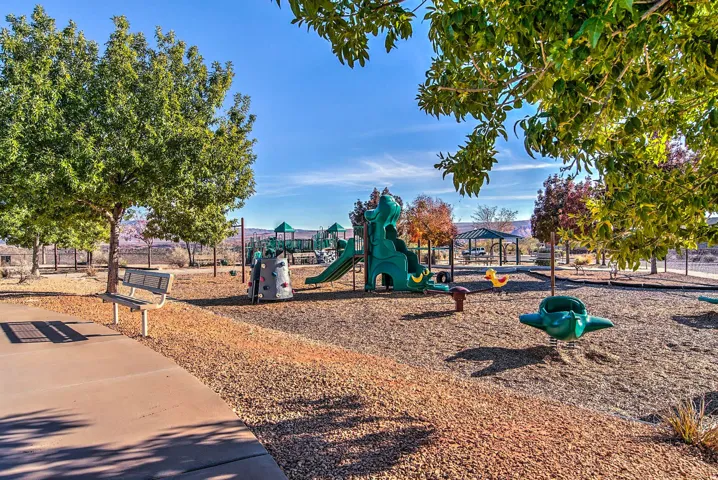View of community playground