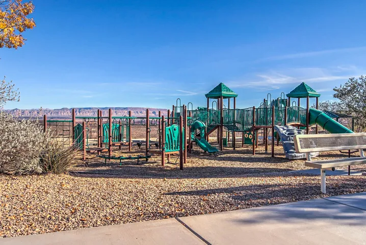 View of community playground