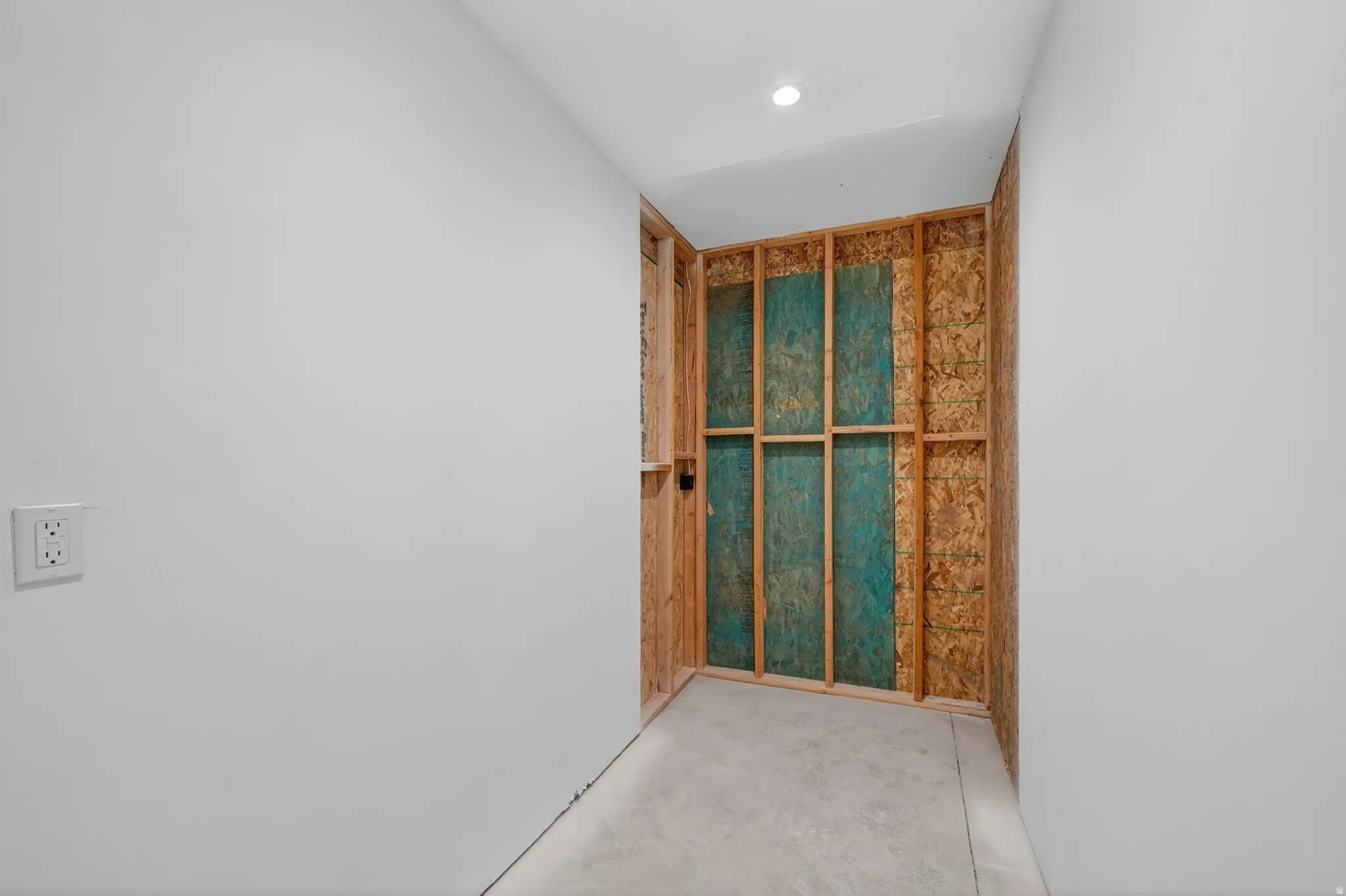 Area for future bathroom