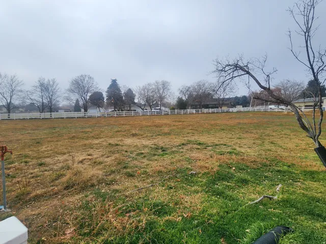 View of yard featuring a view of countryside