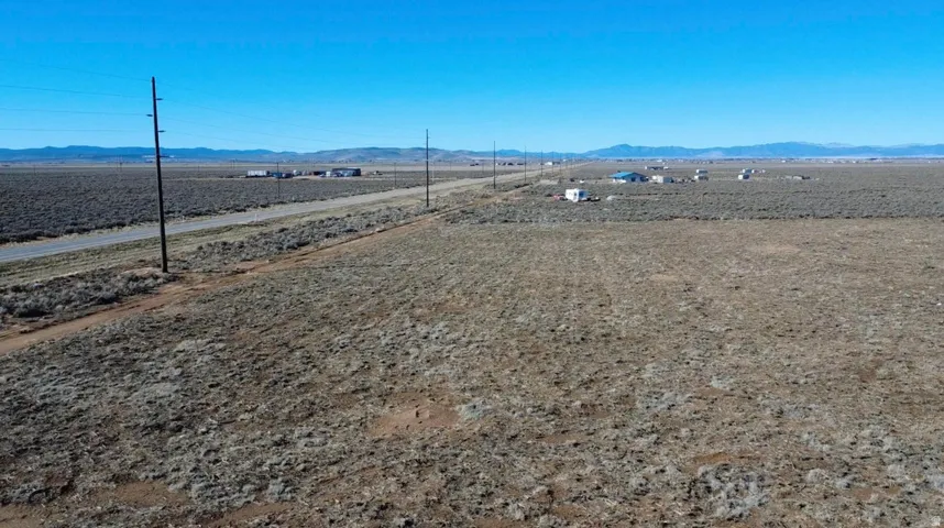 View of yard with a mountain view