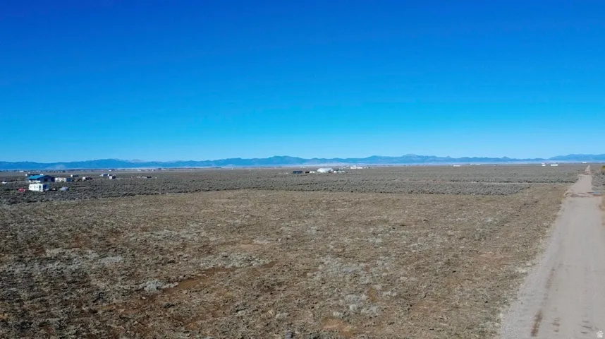 View of mountain background with rural landscape