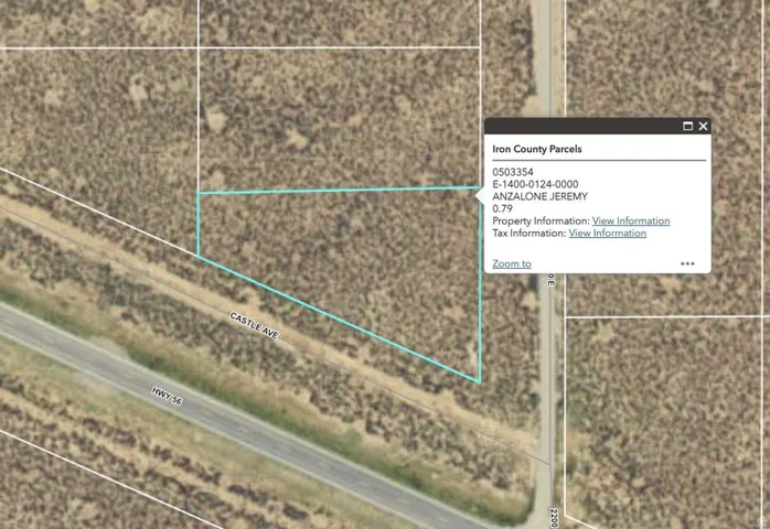 Map / location featuring property parcel outlined