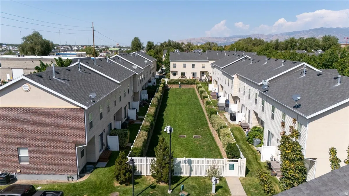Aerial view of Pet park