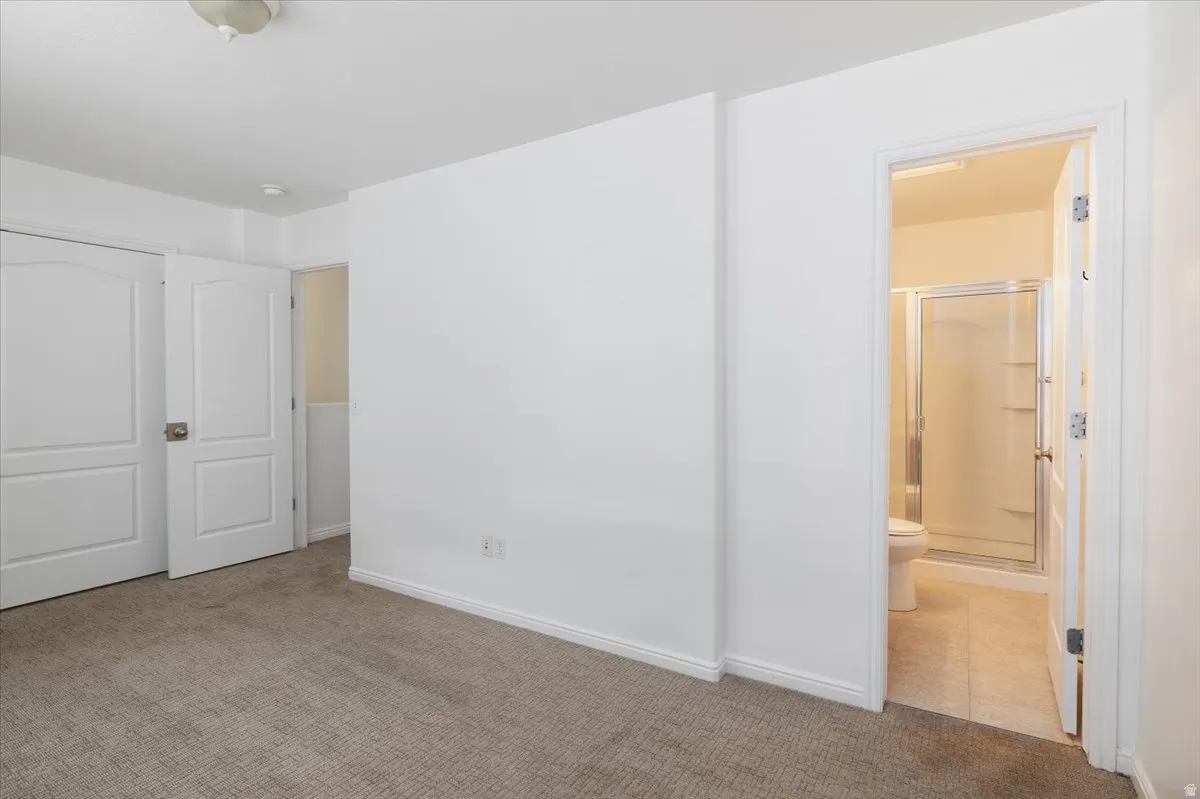 Primary bedroom with attached bath