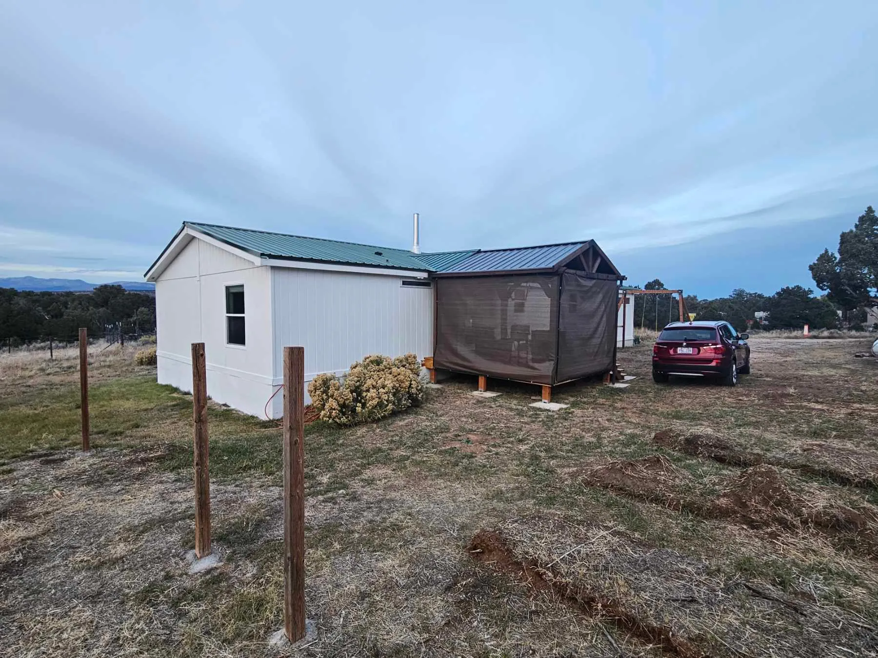 View of outbuilding