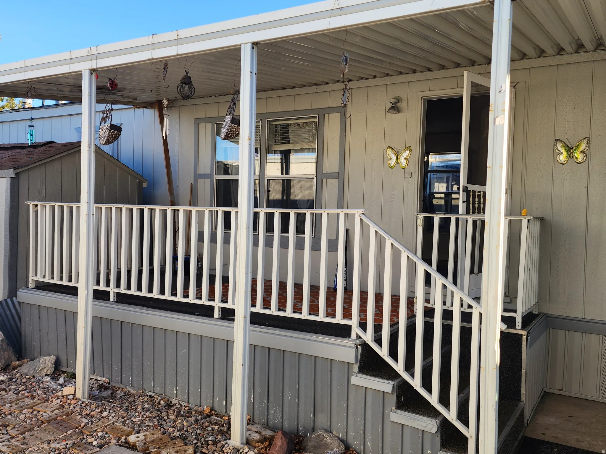 View of exterior entry