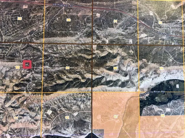 Map / location with property boundaries highlighted