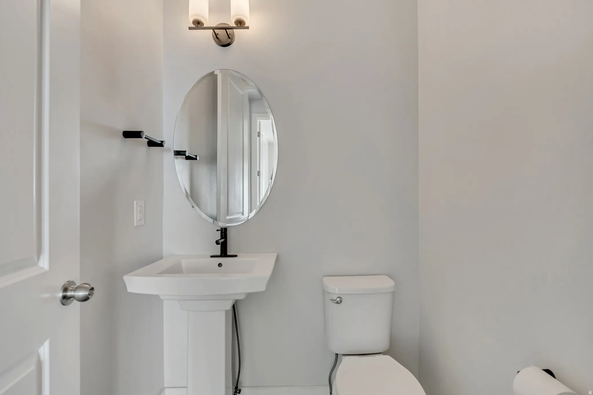 Half bathroom with toilet