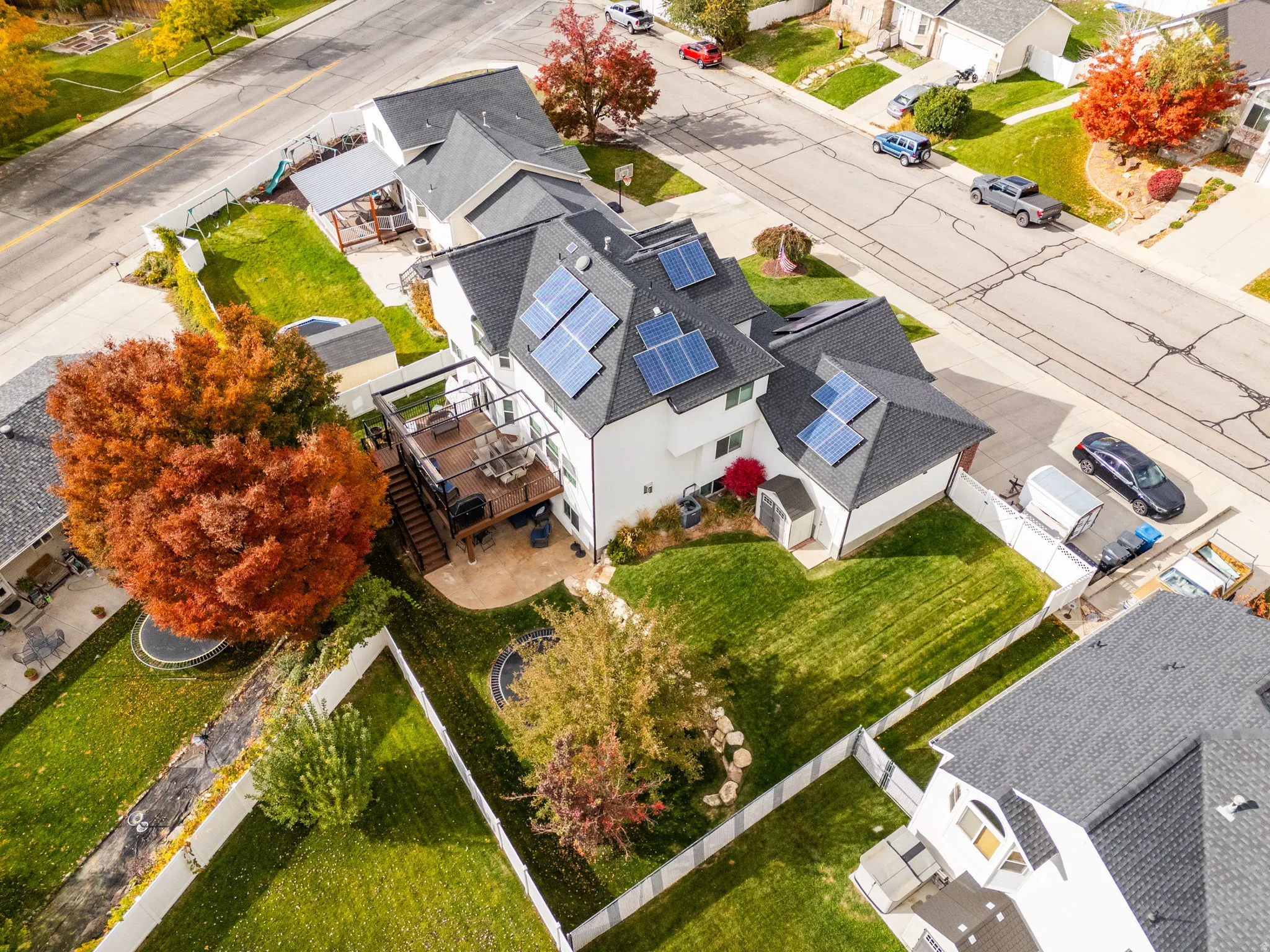 View of home from above