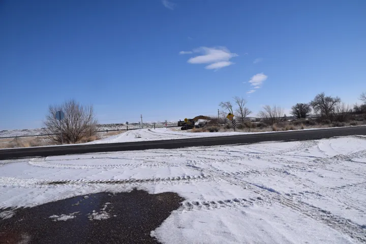 View of asphalt road