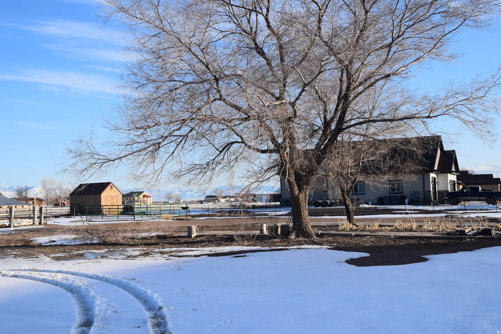 View of community featuring an outdoor structure