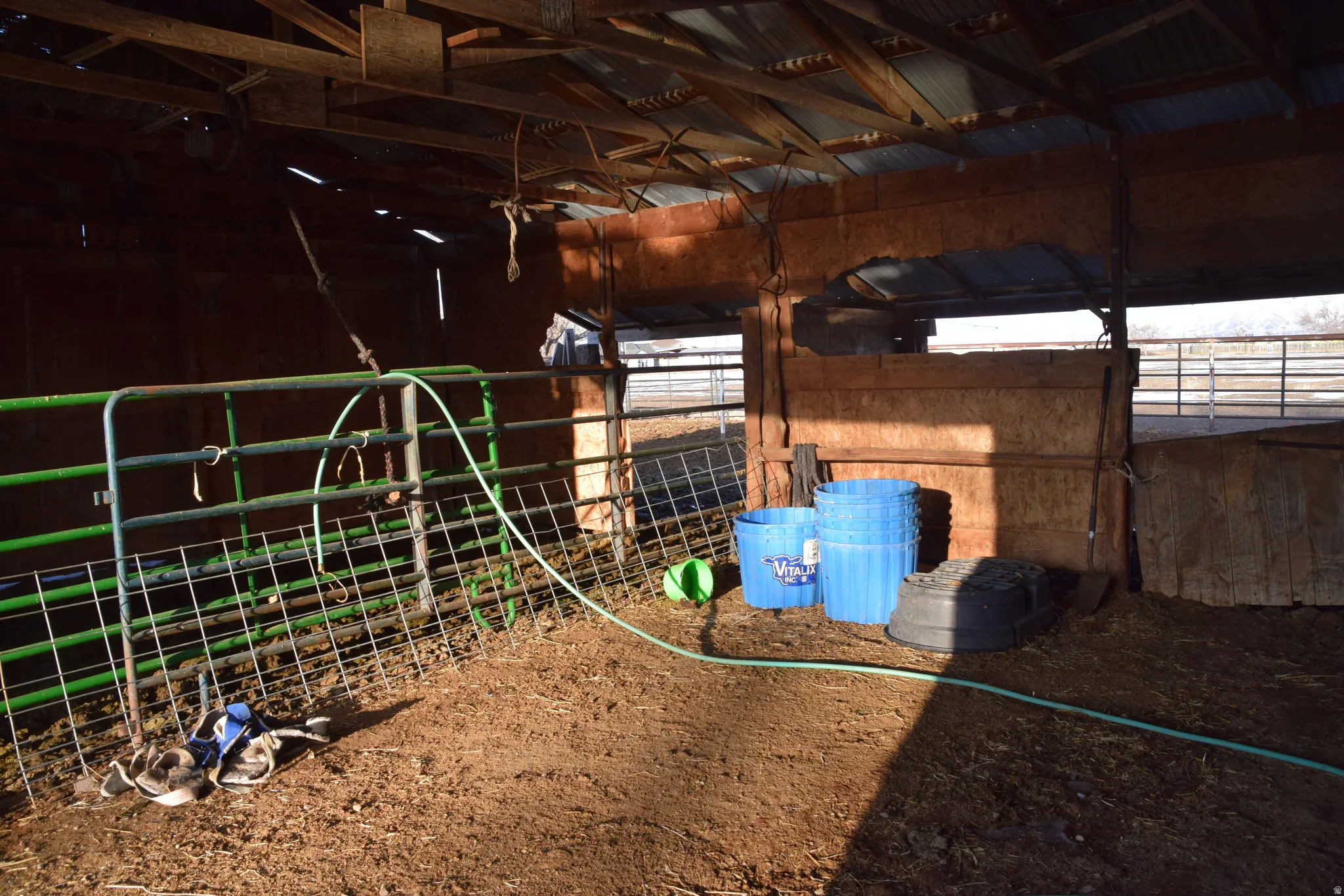 Detailed view of an exterior structure