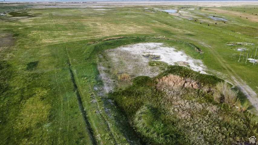 Aerial overview of property's location featuring rural landscape