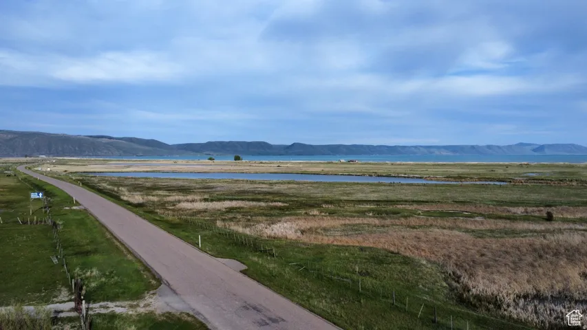Water view featuring a mountainous background
