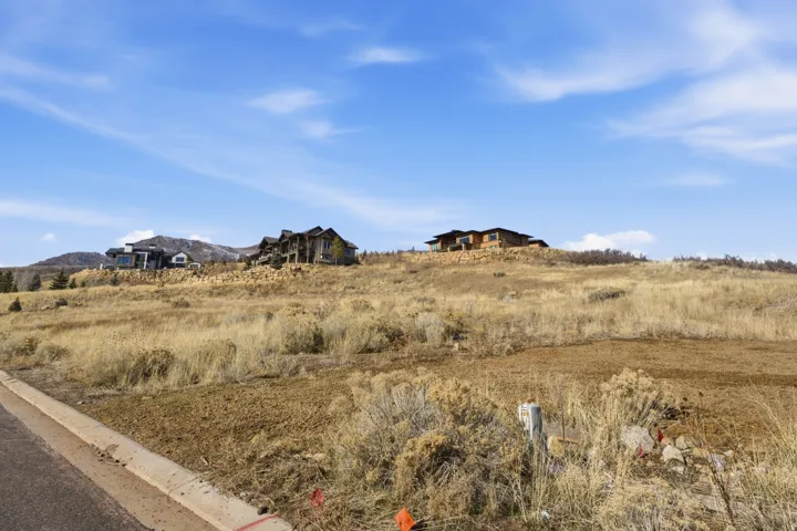 Mountain view with rural landscape