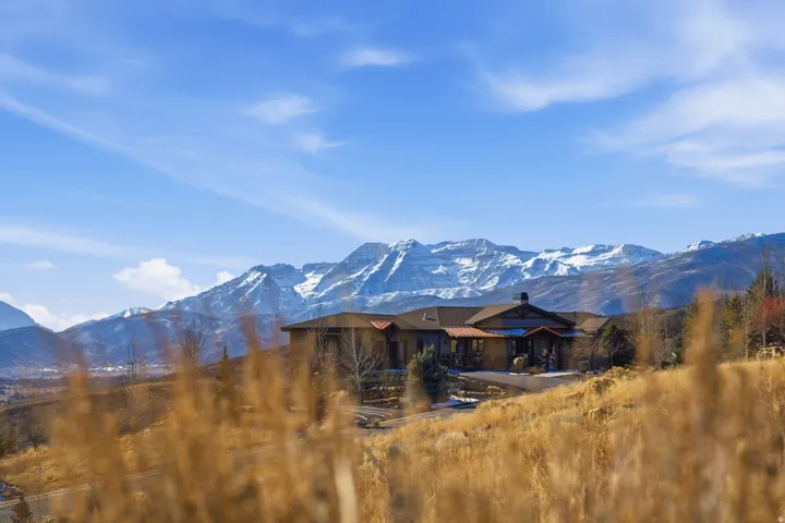 View of mountain backdrop