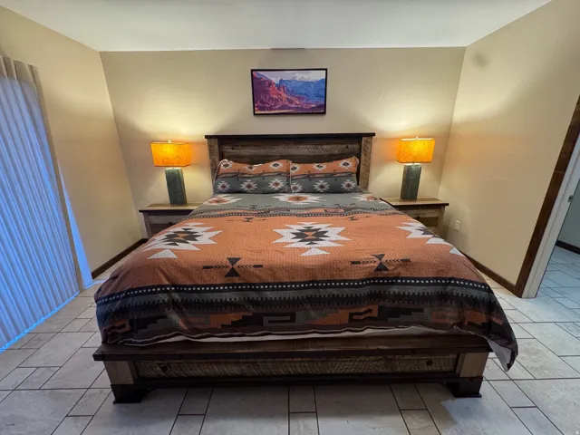View of master bedroom
