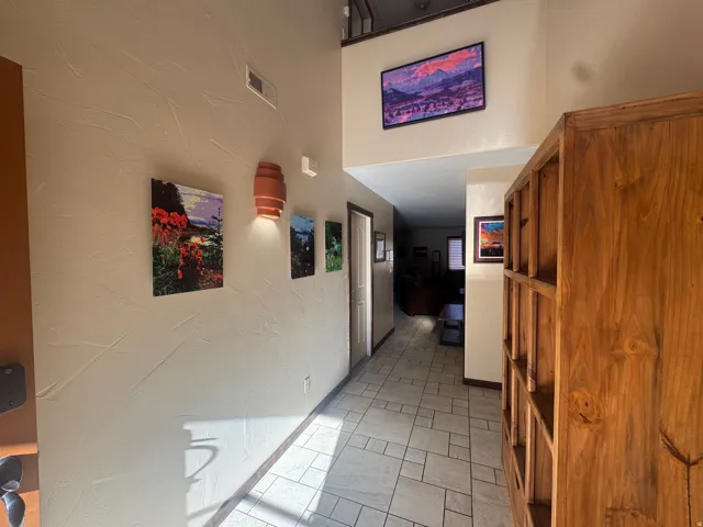 Entry with gear storage