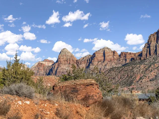 View of mountain background