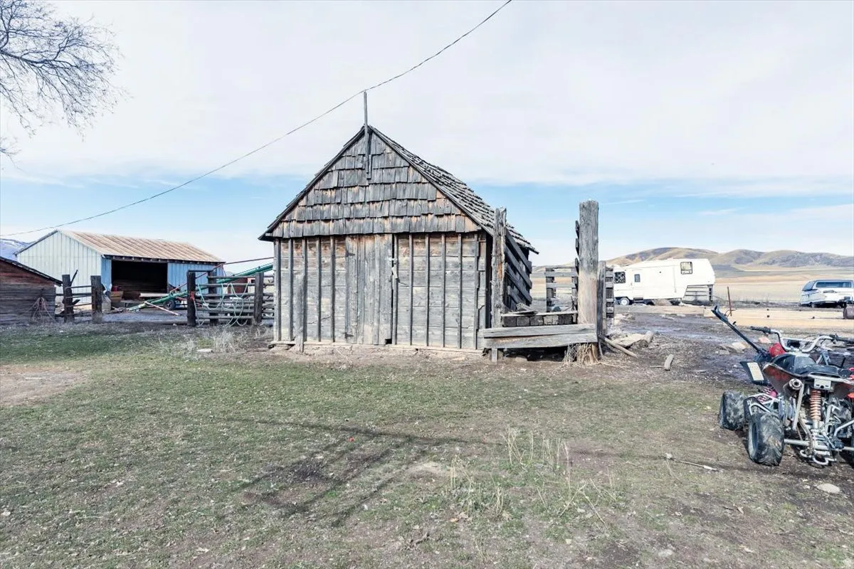 View of pole building