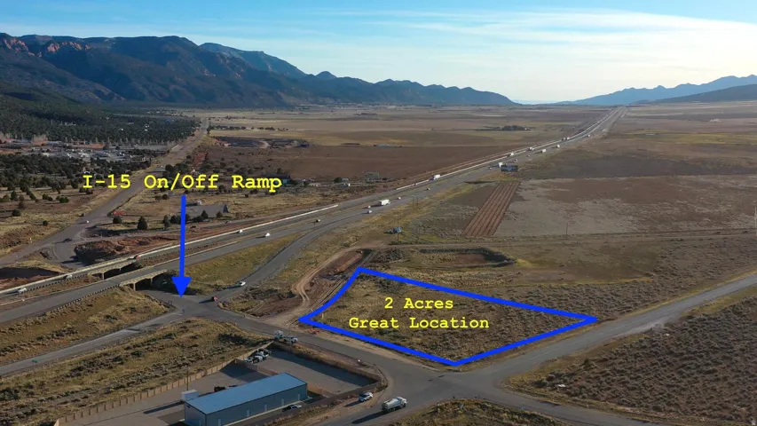 View of rural area with property parcel outlined and a mountainous background