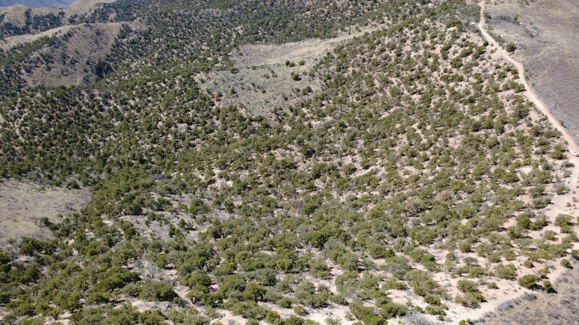 Exterior view of a mountain backdrop