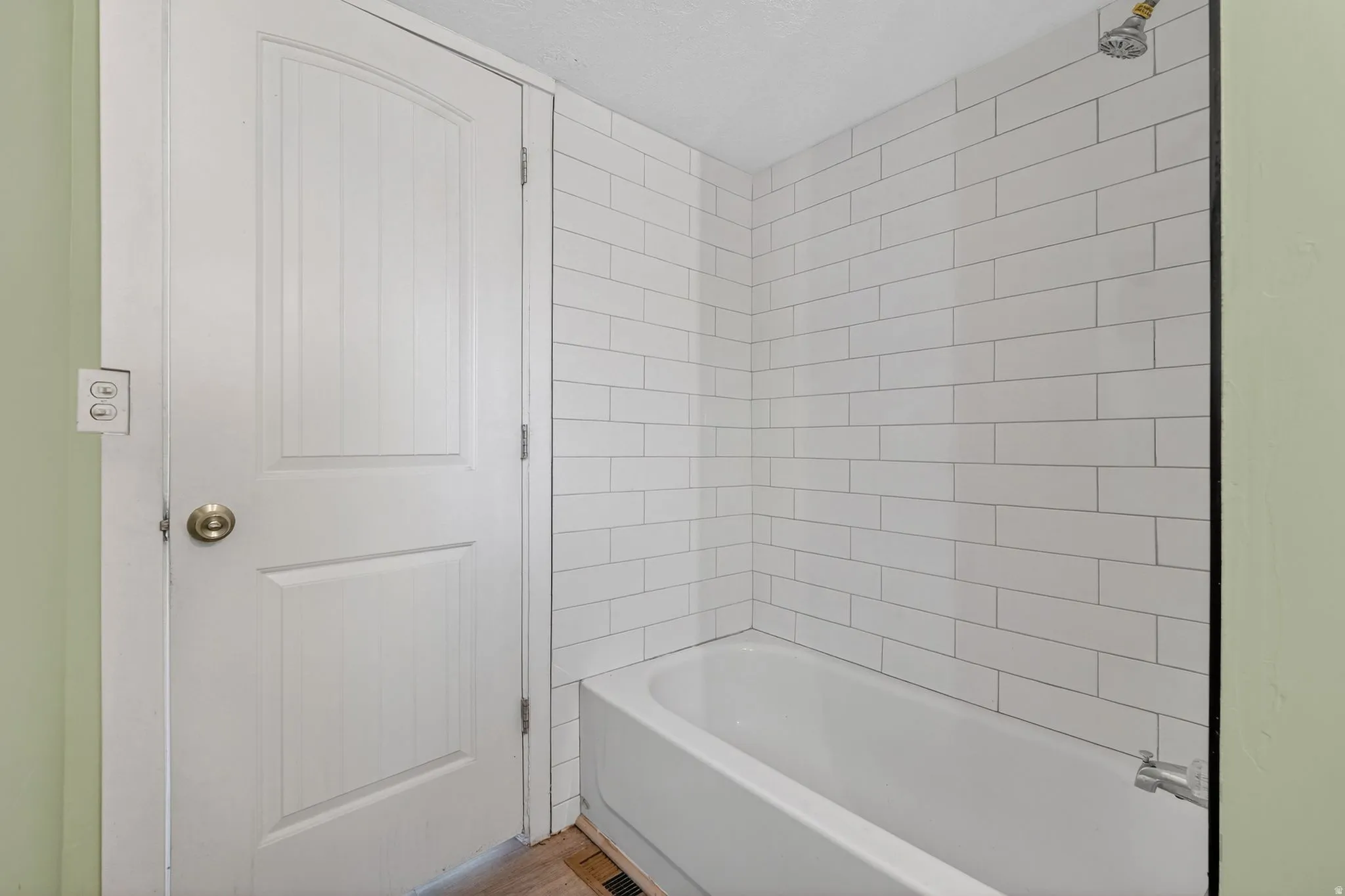 Full bathroom featuring shower / tub combination