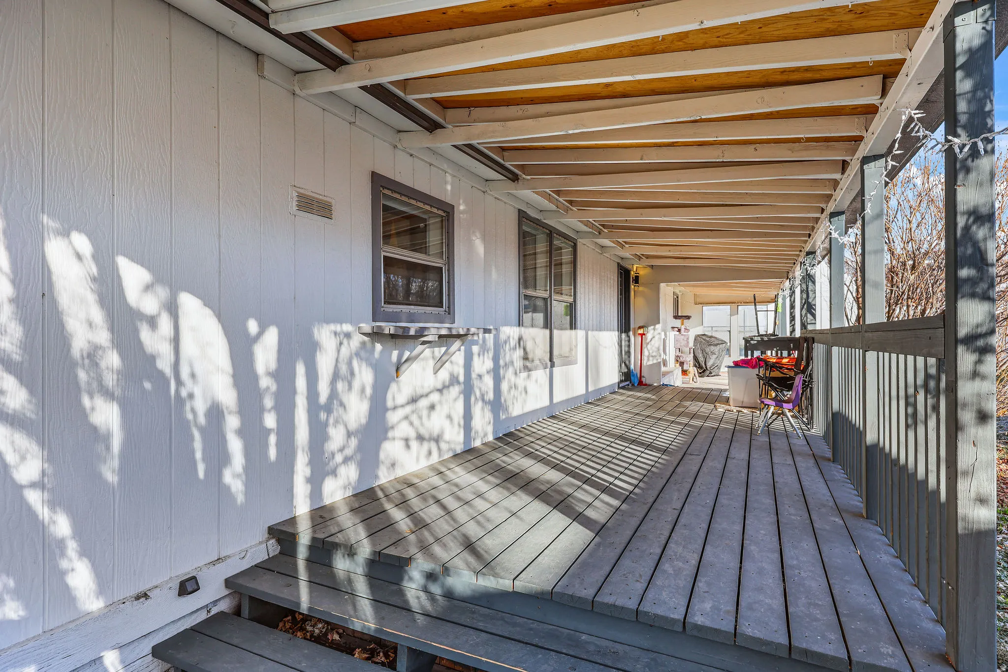 View of deck