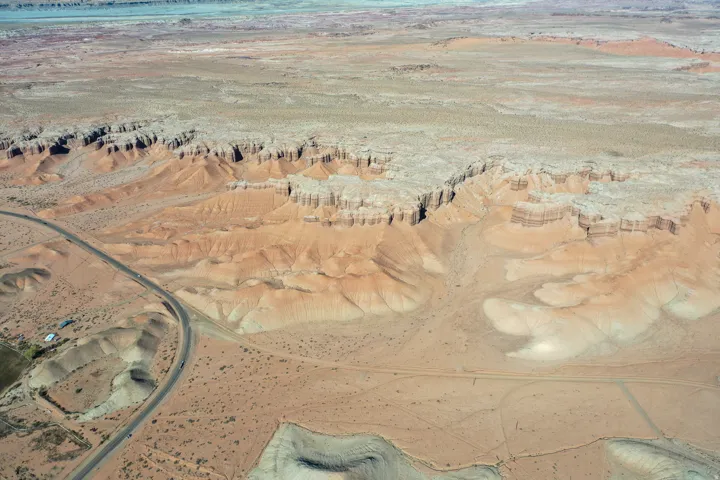 View of property location featuring a desert landscape