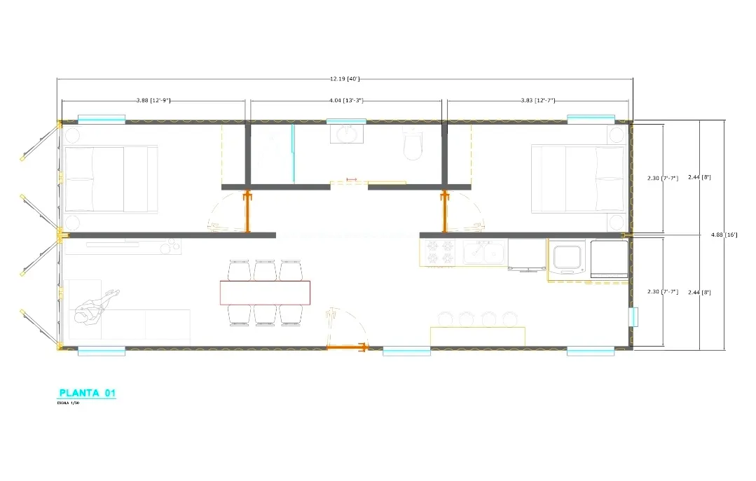 View of room layout
