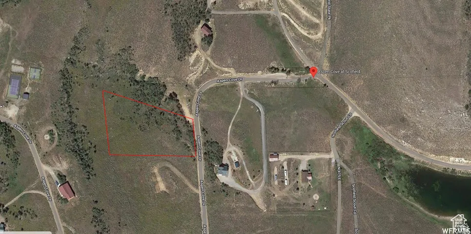 Map / location with property boundaries highlighted