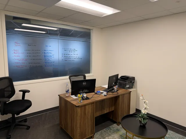 View of home office