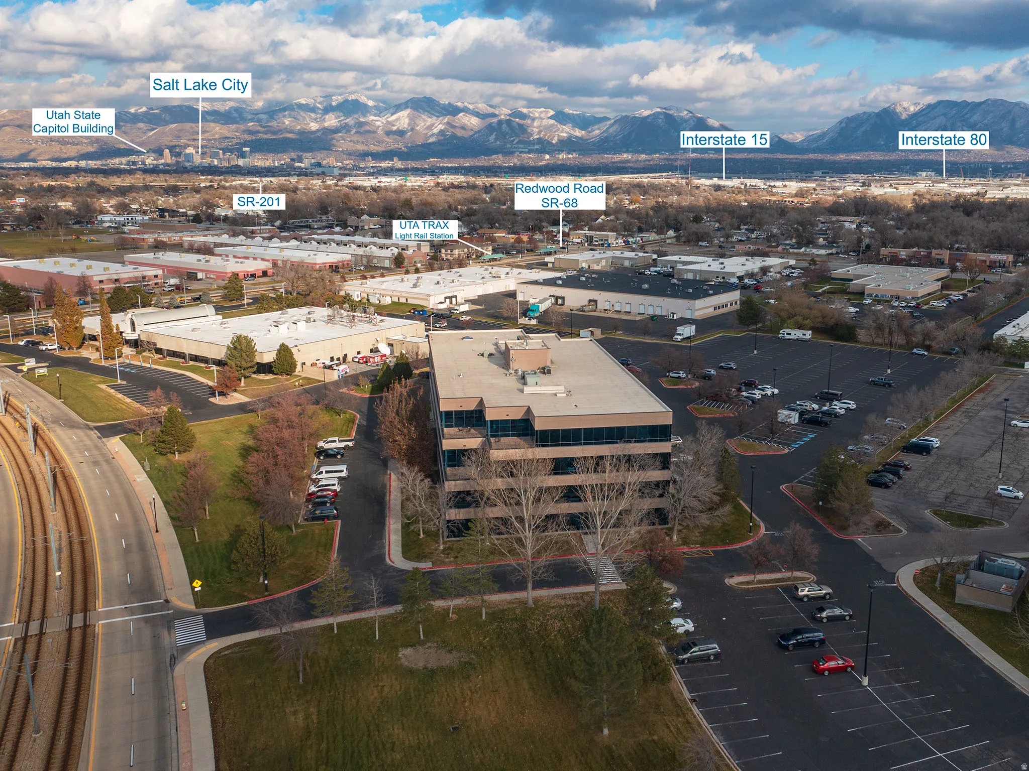 Bird's eye view of mountains