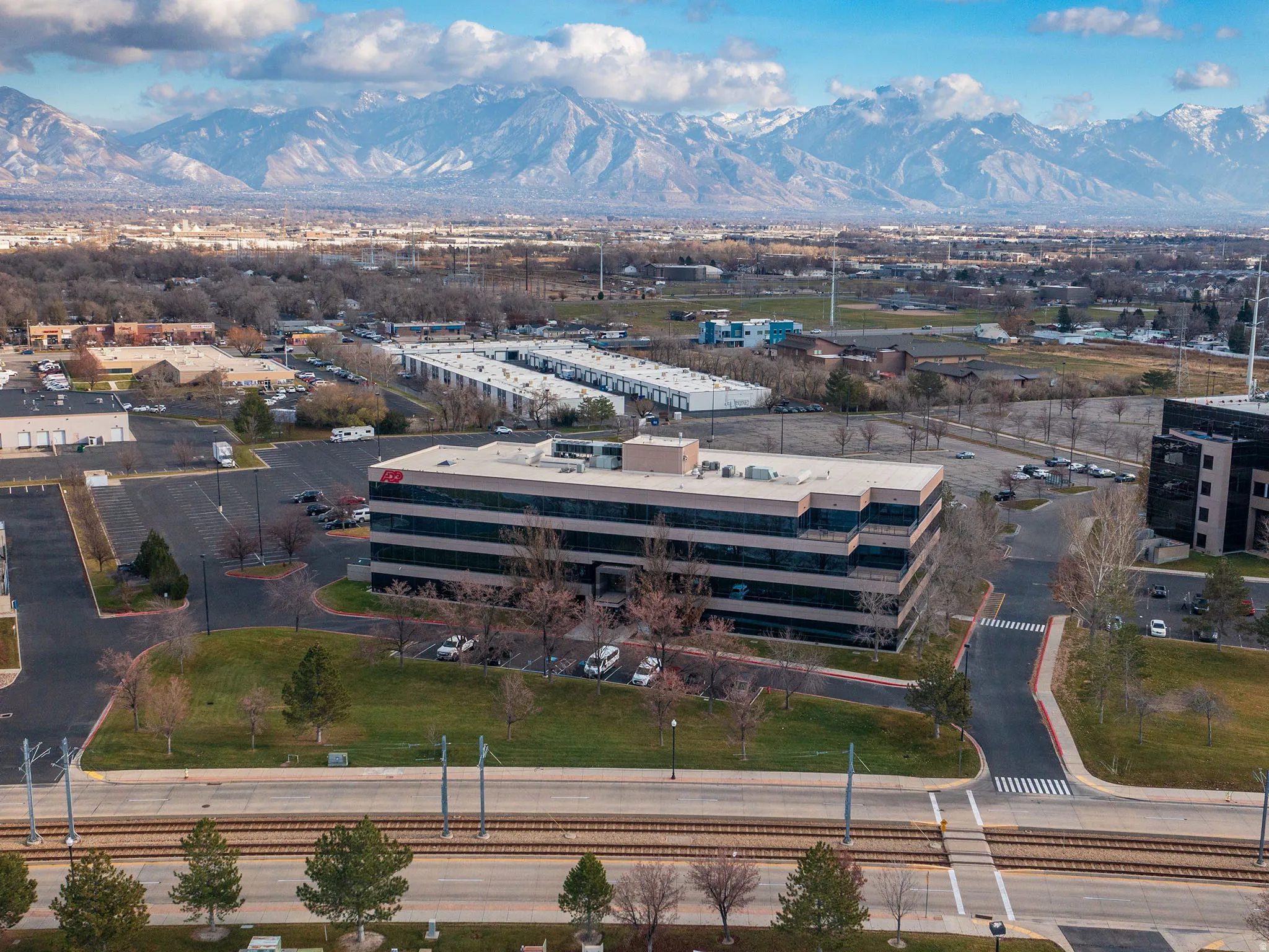 Bird's eye view of mountains