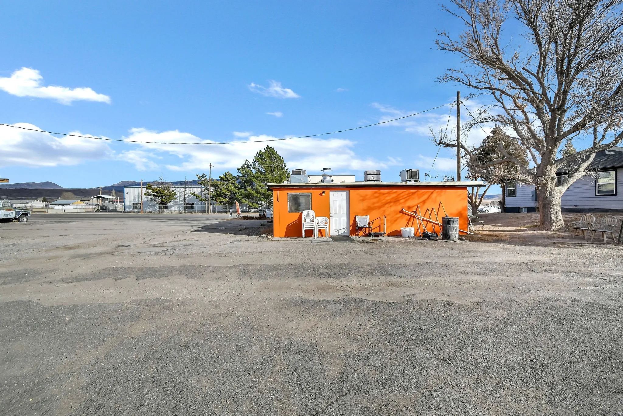 View of outdoor structure