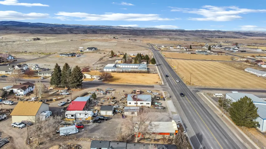 Drone / aerial view of mountains